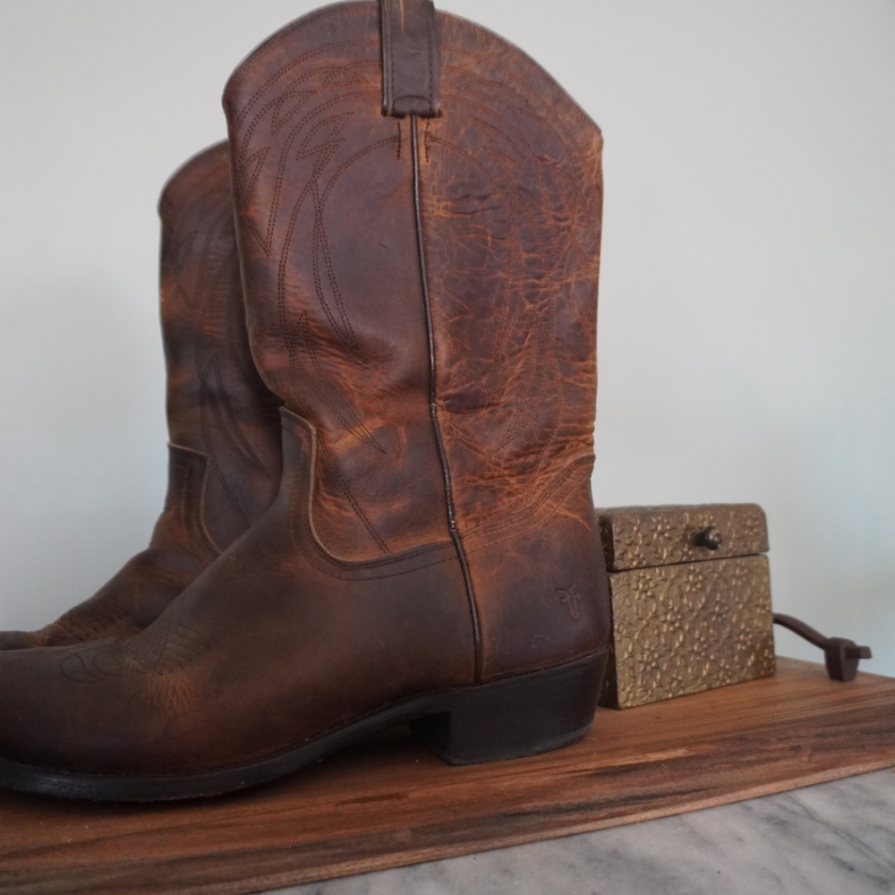 Frye Cowboy Boots Size 11.5 D